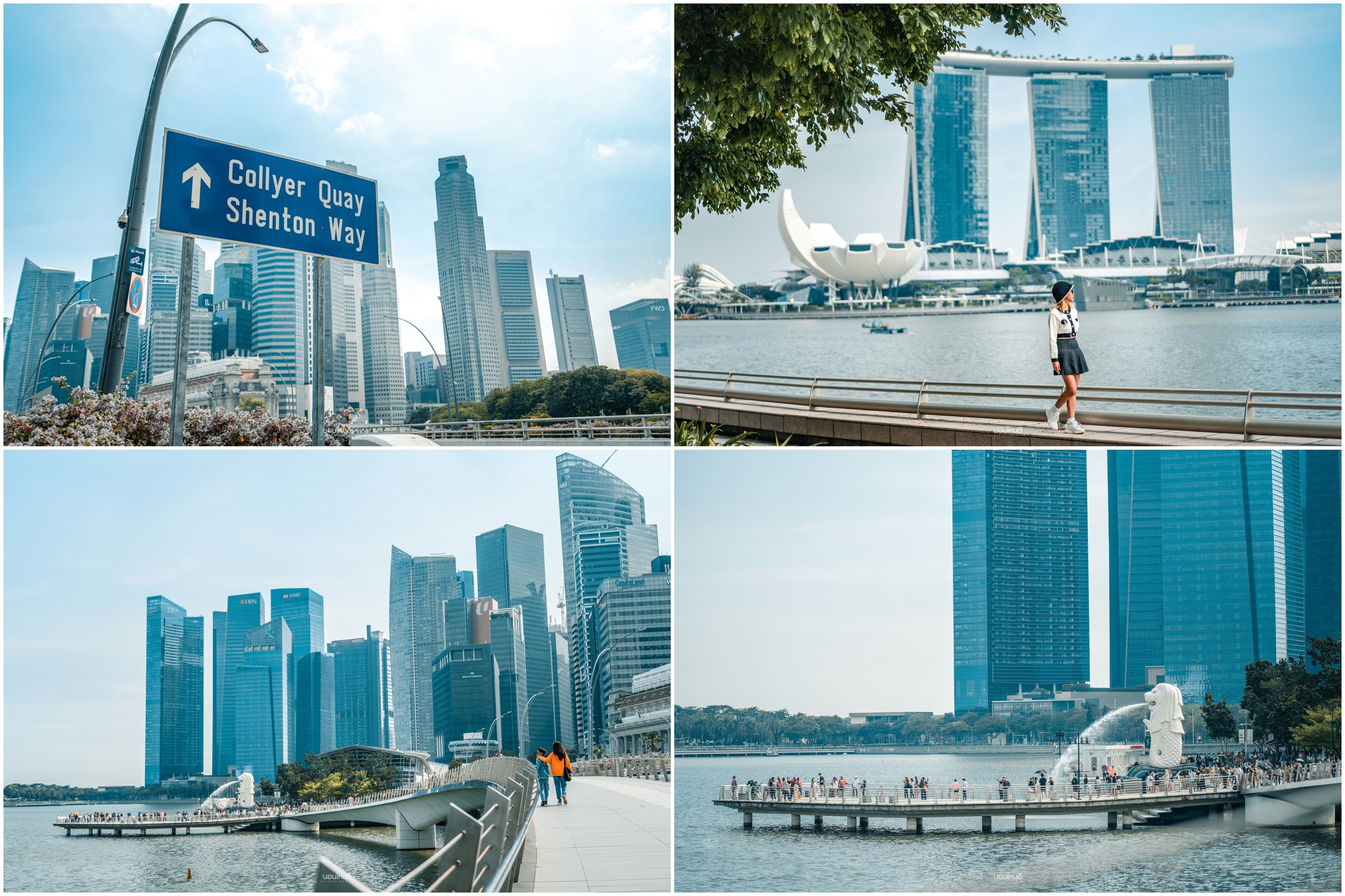 ที่แรกของเราคือ 𝑴𝒂𝒓𝒊𝒏𝒂 𝑩𝒂𝒚 𝑺𝒂𝒏𝒅𝒔 🚎 นั่งรถบัสลงป้าย Fullerton Sq สายที่ผ่าน 10, 10e, 57, 70 🚇 นั่งMRT ลงสถานี Raffles Place สายสีแดง ❤️ มาลง North South 26 สายสีเขียว 💚 มาลง East West 14 📍 https://g.page/merlion-park-singapore?share